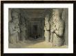 Interior Of The Great Temple Of Abu Simbel, Nubia by David Roberts Limited Edition Pricing Art Print