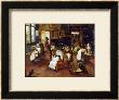 A Singerie: Monkey Barbers Serving Cats by Jan Van Kessel Limited Edition Pricing Art Print