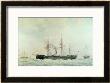 The French Battleship, La Gloire, 1880 by Francois Geoffroy Roux Limited Edition Print