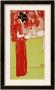 Music, A Woman Playing The Lyre by Gustav Klimt Limited Edition Print