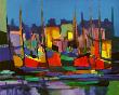 Chalutiers Au Port I by Marcel Mouly Limited Edition Print