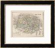 Map Of Norfolk by James Archer Limited Edition Print
