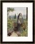 Clare Of Assisi Tending To Plants by Eleanor Fortescue Brickdale Limited Edition Print