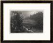 Night Scene On The Erie Canal, Barges Being Towed By Horses by Drawn Limited Edition Print