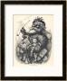 Pot-Bellied Father Christmas With Lots Of Presents by Thomas Nast Limited Edition Print