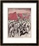 The Advance Of Socialism: A Crowd Tramples A Bourgeois by Anton Hansen Limited Edition Print