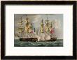 Capture Of L'immortalite, October 20Th 1798 by Thomas Whitcombe Limited Edition Print