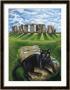 European Cat At Stonehenge/Great Britain by Isy Ochoa Limited Edition Print