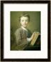 A Boy With A Book, Circa 1740 by Jean-Baptiste Perroneau Limited Edition Pricing Art Print