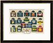 Badges Caps And Colours Of English County Cricket Clubs by Alfred Lambert Limited Edition Print