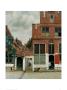 Street In Delft by Johannes Vermeer Limited Edition Print