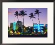 Ocean Drive Sunset, South Beach, Miami Beach, Florida, Usa by Fraser Hall Limited Edition Print