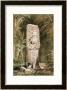 Carved Stone Idol From Copan by Frederick Catherwood Limited Edition Pricing Art Print
