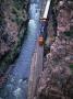 Aerial Of Passenger Train In Royal Gorge Near Canon City, Canon City, Usa by Jim Wark Limited Edition Print