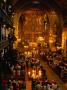 Congregation Facing Gilded Altarpiece In Eglise St-Jean Baptiste, French Basque Church, France by Bill Wassman Limited Edition Print