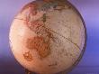 Globe Showing Continent Of Australia by Margaret O'grady Limited Edition Print