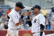 New York, Ny - July 1: Derek Jeter And Robinson Cano by Jim Mcisaac Limited Edition Print