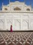 Woman Walking Outside The Taj Mahal by Gavin Gough Limited Edition Pricing Art Print