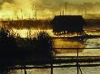 Fishing Hut, Reeds, Inle Lake, Myanmar by Inga Spence Limited Edition Print