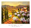 On The Way To Todi by Evelyne Boren Limited Edition Print