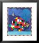 Elmer And The Lost Teddy by David Mckee Limited Edition Print