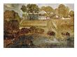 Halsnoy Monastery, 1656 (Oil On Canvas) by Elias Figenschou Limited Edition Print