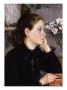 Thoughtful, 1881 (Oil On Canvas) by Sofie Thomesen Werenskiold Limited Edition Print