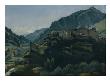 Meridionale Village (Oil On Canvas) by Jean Baptiste Camille Corot Limited Edition Print