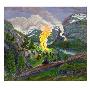 Midsummer Fire (Oil On Canvas) by Nikolai Astrup Limited Edition Pricing Art Print
