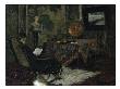 Interior, Grini, 1887 (Oil On Board) by Fritz Thaulow Limited Edition Print