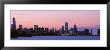 Silhouette Of Buildings At Dusk, Chicago, Illinois, Usa by Panoramic Images Limited Edition Pricing Art Print
