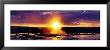 Cloudscape At Sunset, Great Fountain Geyser, Yellowstone National Park, Wyoming, Usa by Panoramic Images Limited Edition Print