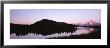 Silhouette Of A Signal Mountain And Snake River, Grand Teton National Park, Wyoming, Usa by Panoramic Images Limited Edition Pricing Art Print