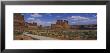 Empty Road Running Through A National Park, Arches National Park, Utah, Usa by Panoramic Images Limited Edition Print