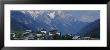 Village On A Landscape And A Mountain Range In The Background, St. Anton, Austria by Panoramic Images Limited Edition Print