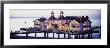 Sea Bridge Lit Up At Dusk, Sellin, Isle Of Ruegen, Germany by Panoramic Images Limited Edition Pricing Art Print