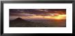 Silhouette Of A Hill At Sunset, Roseberry Topping, North Yorkshire, Cleveland, England, Uk by Panoramic Images Limited Edition Print