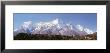 Panoramic View Of Snow Covered Mountains, Everest View Hotel, Kongde Ri, Khumbu, Nepal by Panoramic Images Limited Edition Print