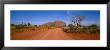 Desert Road And Ayers Rock, Australia by Panoramic Images Limited Edition Pricing Art Print