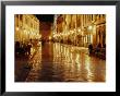 People Sitting At Tables On Placa At Night, Dubrovnik, Croatia by Richard Nebesky Limited Edition Print