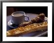 Cafe Au Lait, Croissant And Tartine, Paris, France by Michele Molinari Limited Edition Print