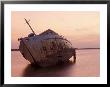 Sunrise On Fishing Boat Washed Ashore During Hurricane Opal, Pensacola Bay, Florida, Usa by Maresa Pryor Limited Edition Print