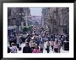 People Walking On Buchanan Street, Glasgow, Scotland, United Kingdom by Yadid Levy Limited Edition Print