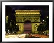 Arc De Triomphe, Paris, France by Lee Frost Limited Edition Pricing Art Print