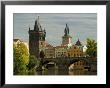 Charles Bridge And Old Town Bridge Tower, Prague, Czech Republic by David Barnes Limited Edition Pricing Art Print