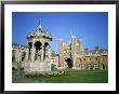 Great Court, Fountain And Great Gate, Trinity College, Cambridge, Cambridgeshire, England by David Hunter Limited Edition Print
