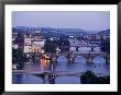 View Over Vltava River From Letna Gardens, Prague, Czech Republic by Sergio Pitamitz Limited Edition Print
