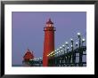 A View Of The Grand Haven Lighthouse At Dawn by Ira Block Limited Edition Pricing Art Print