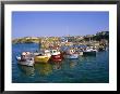 Small Boats In The Harbour, Newquay, Cornwall, England, Uk by Roy Rainford Limited Edition Print