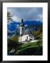Ramsau Church Above Ramsauer Arche Stream, Berchtesgaden, Germany by Martin Moos Limited Edition Print